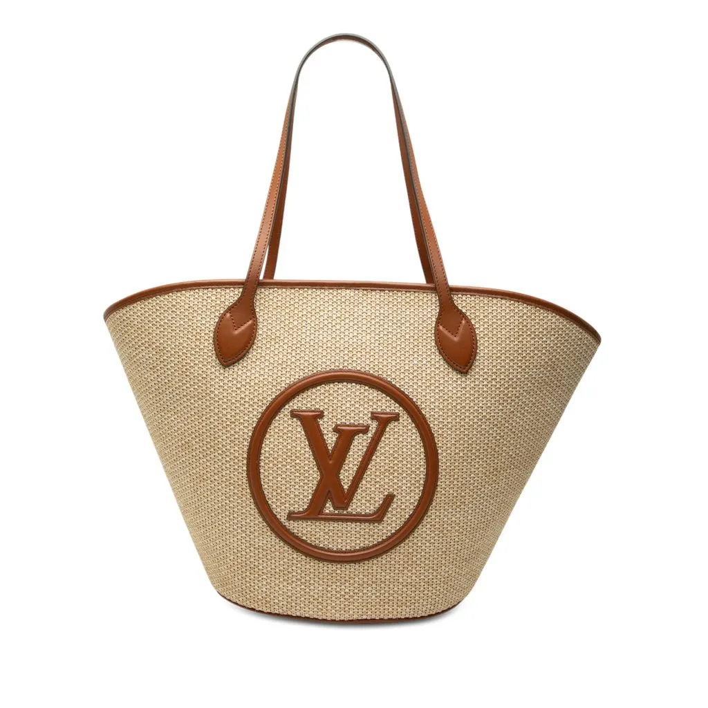 Louis Vuitton Raffia Saint Jacques Beige Very good - Front View