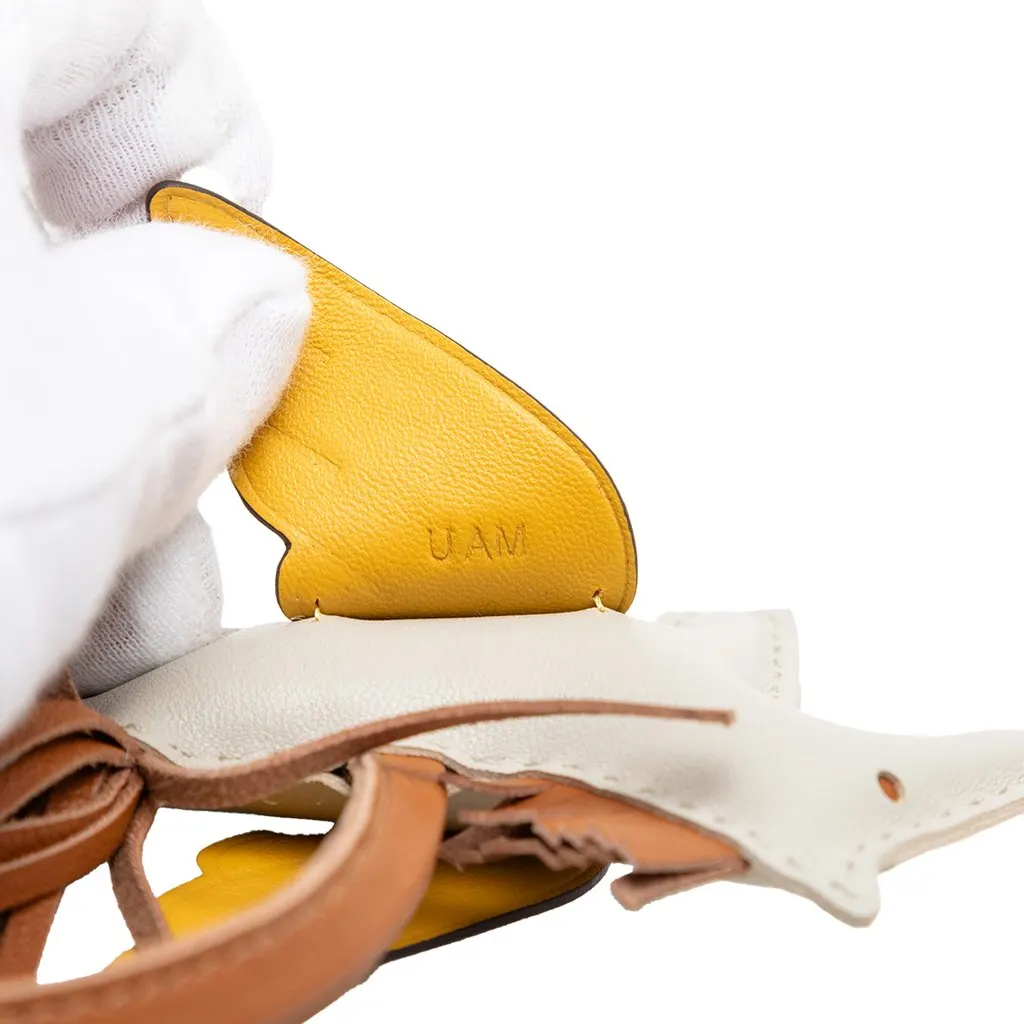 Hermès Milo Lambskin and Swift Grigri Rodeo Pegase Bag Charm PM MultiColor Leather Very good - Model View