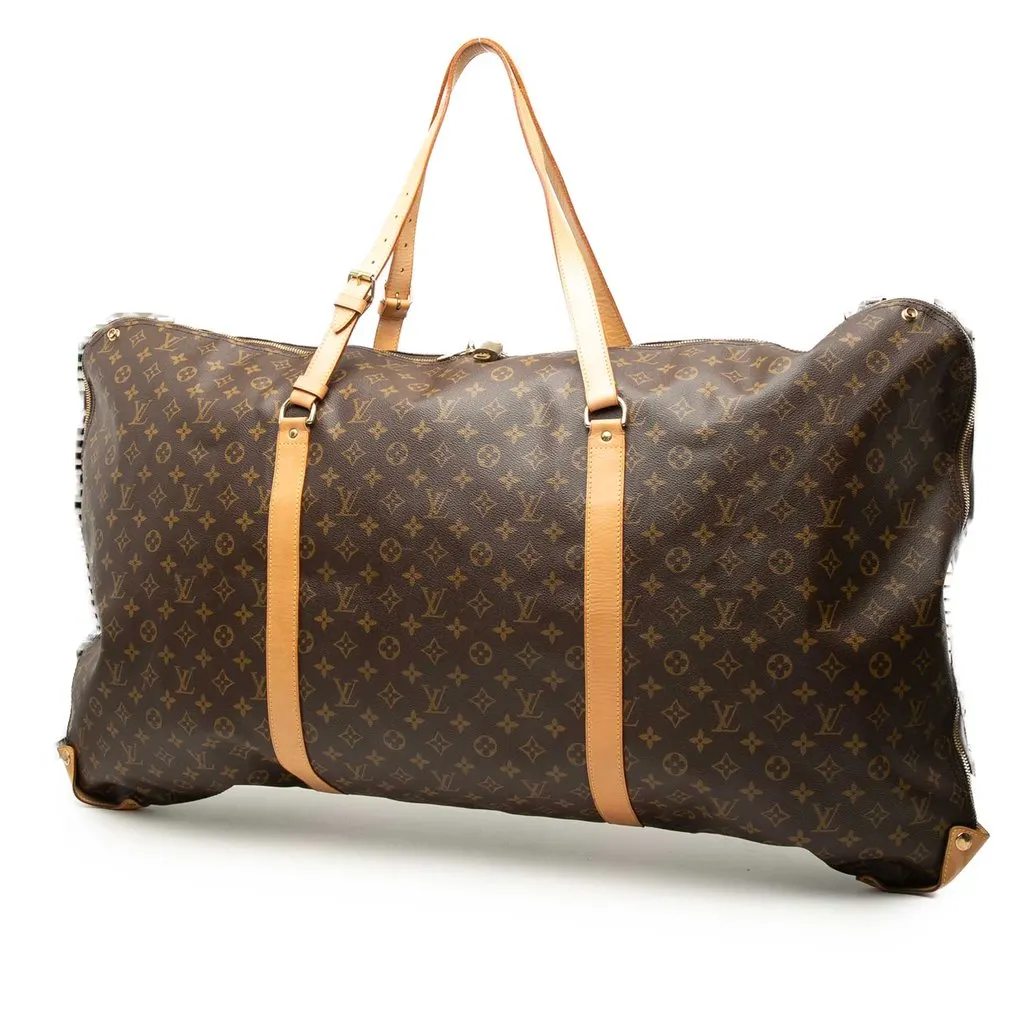 Louis Vuitton Monogram Kabul Garment Bag Brown Good - Back View