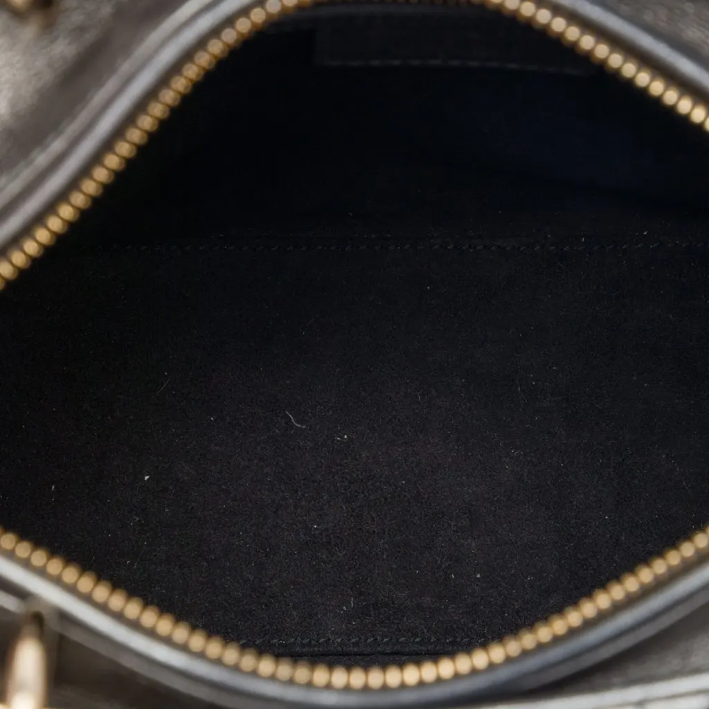Dior Medium Metallic Lambskin Cannage Lady Dior MultiColor Leather Very good - Model View