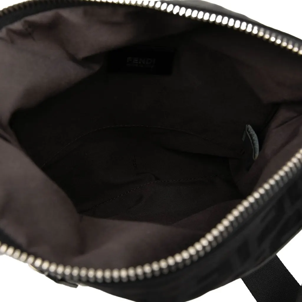 Fendi Zucca Canvas Crossbody Black Canvas Very good - Model View