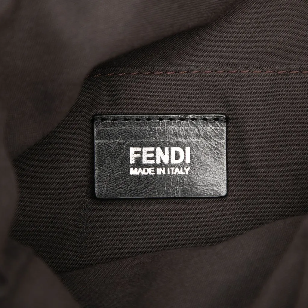 Fendi Zucca Canvas Crossbody Black Canvas Very good - Box View