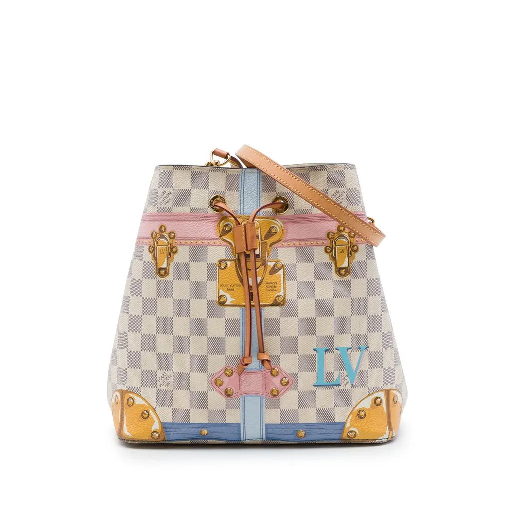 Louis Vuitton Damier Azur Summer Trunks Neonoe White Very good - Front View