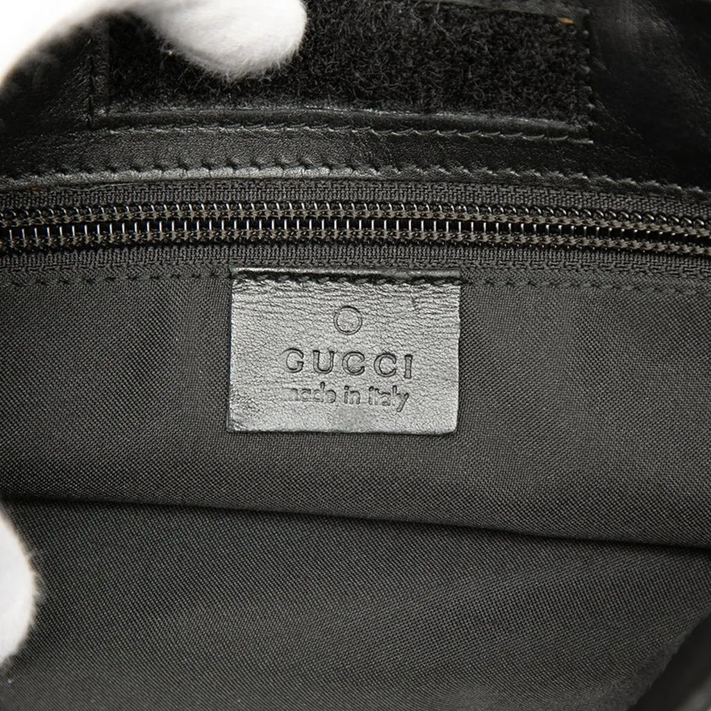 Gucci GG Canvas and Calfskin Crossbody Black Canvas Good - Box View