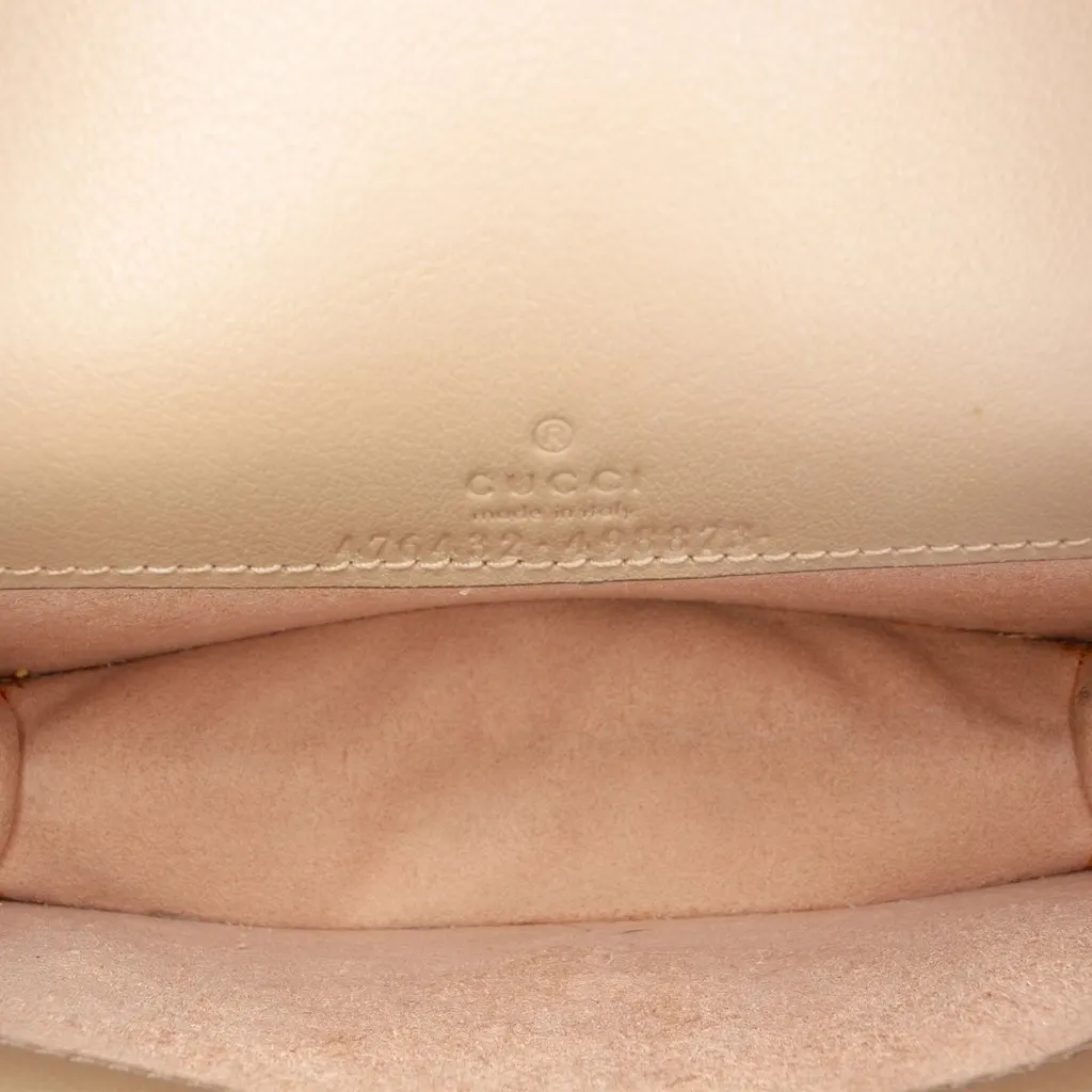 Gucci Mini GG Supreme Dionysus Crossbody Beige Canvas Good - Box View