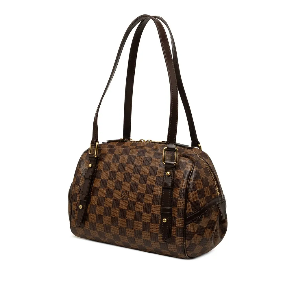 Louis Vuitton Damier Ebene Rivington PM Brown Canvas Very good - Back View