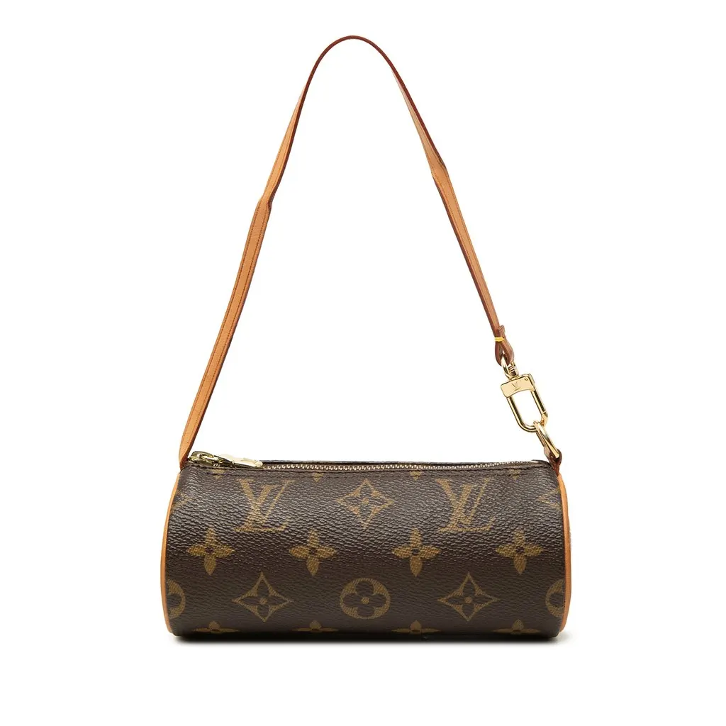 Louis Vuitton Monogram Papillon Pochette Brown Very good - Front View
