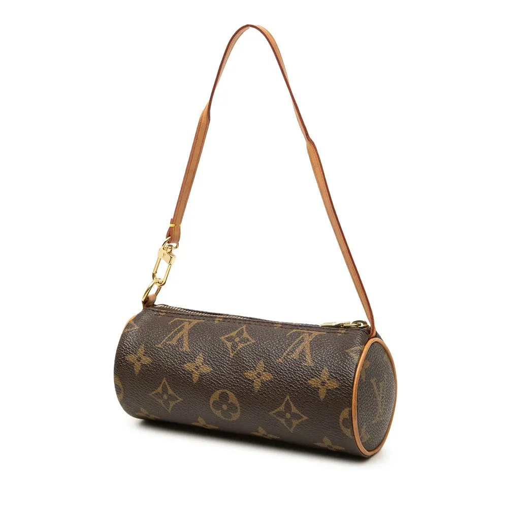 Louis Vuitton Monogram Papillon Pochette Brown Very good - Back View