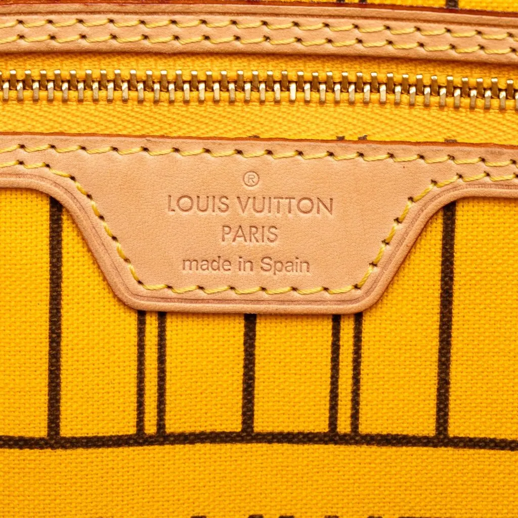 Louis Vuitton Monogram Neverfull MM Brown Canvas Good - Box View