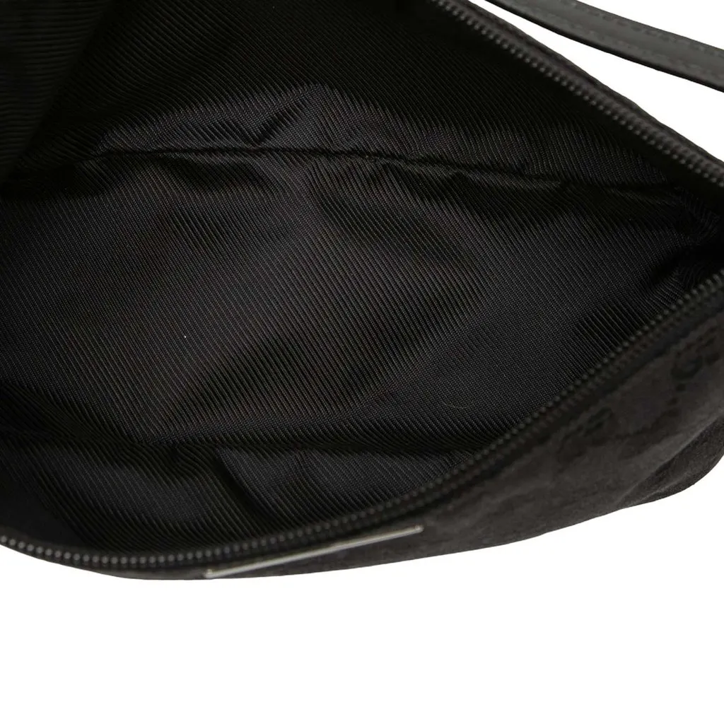 Gucci GG Canvas Boat Black Very good - Model View