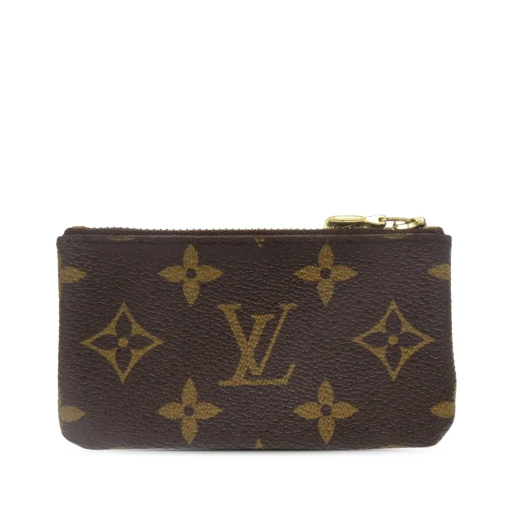 Louis Vuitton Monogram Key Pouch Brown Very good - Back View