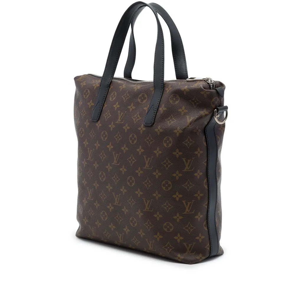 Louis Vuitton Monogram Macassar Kitan Brown Canvas Very good - Back View