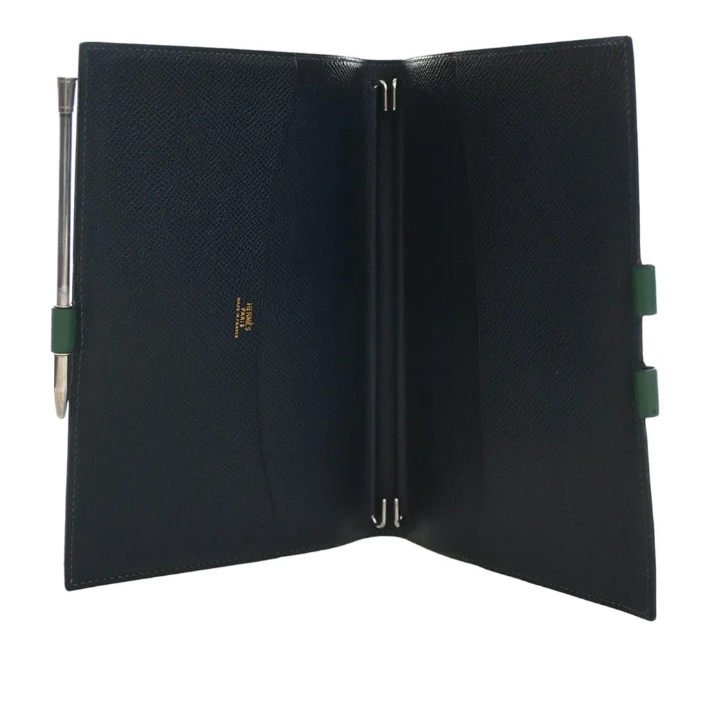Hermès Epsom Vision Agenda Cover Green Leather Very good - Box View