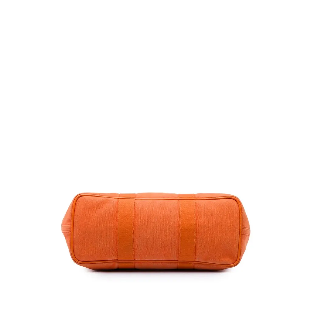 Hermès Toile and Swift Valparaiso MM Orange Very good - Inside View