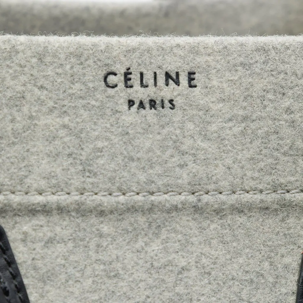 Celine Medium Felt Phantom Luggage Tote MultiColor Very good - Box View
