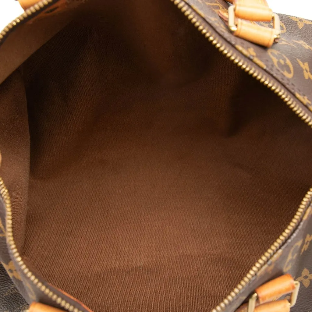 Louis Vuitton Monogram Speedy 30 Brown Canvas Very good - Model View