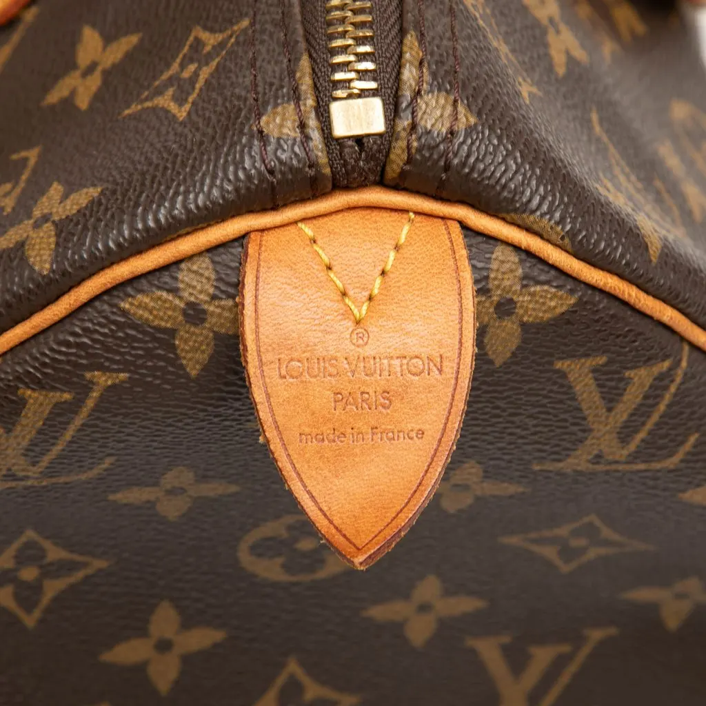 Louis Vuitton Monogram Speedy 30 Brown Canvas Very good - Box View