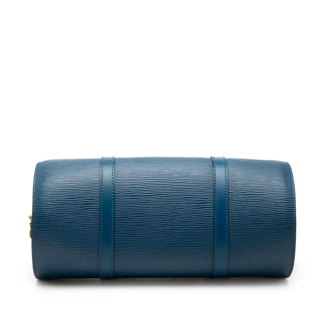 Louis Vuitton Epi Soufflot Blue Leather Good - Inside View