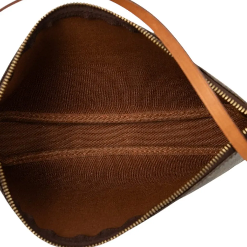 Louis Vuitton Monogram Pochette Accessoires Brown Canvas Good - Model View