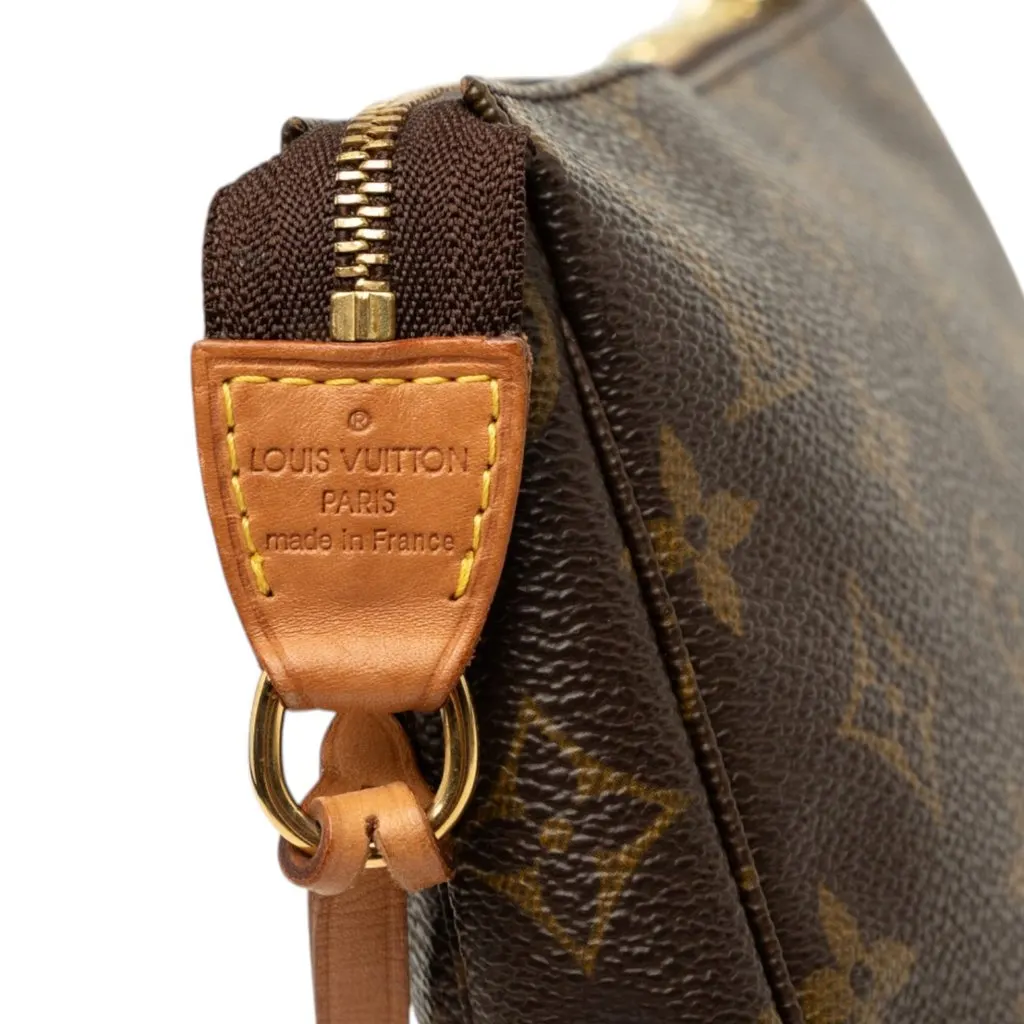 Louis Vuitton Monogram Pochette Accessoires Brown Canvas Good - Box View