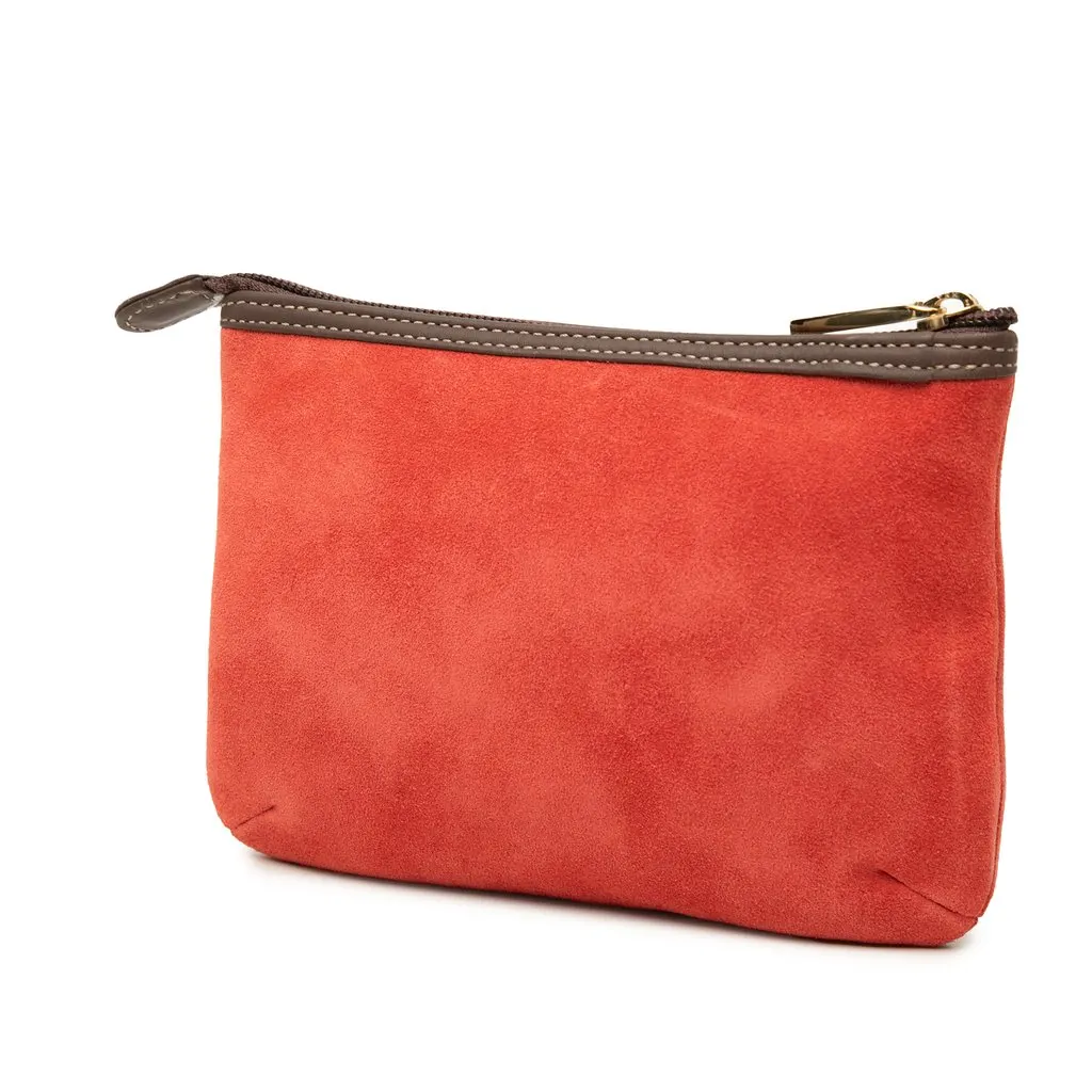 Loewe Suede Anagram Pouch Pink Suede Very good - Back View
