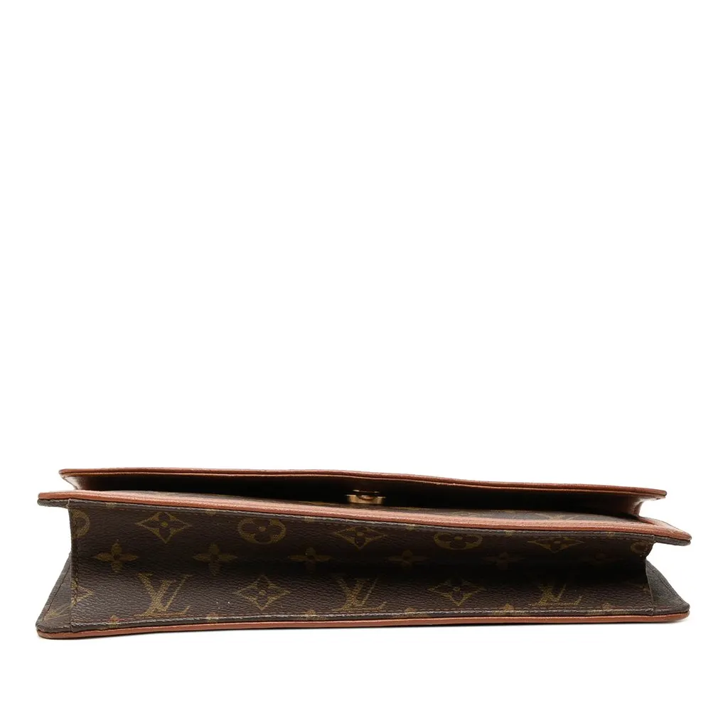 Louis Vuitton Monogram Pochette Dame PM Brown Canvas Good - Inside View