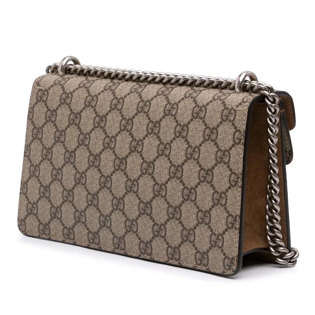 Gucci Medium GG Supreme Dionysus Crossbody Beige Very good - Back View