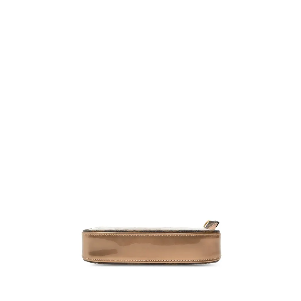 Louis Vuitton Monogram Vernis Mini Pochette Accessoires Pink Leather Very good - Inside View
