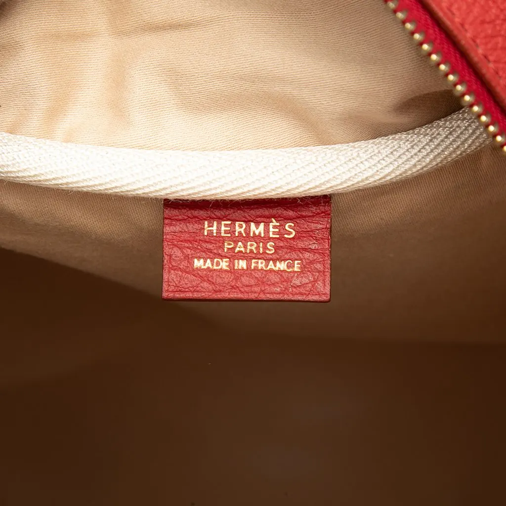 Hermès Toile and Clemence Victoria Messenger Bag Brown Canvas Very good - Box View