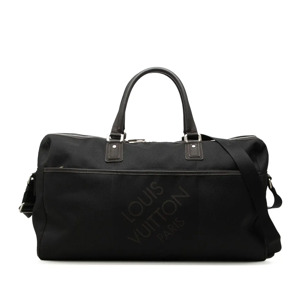 Louis Vuitton Damier Geant Albatros Duffel Bag Black Very good - Front View