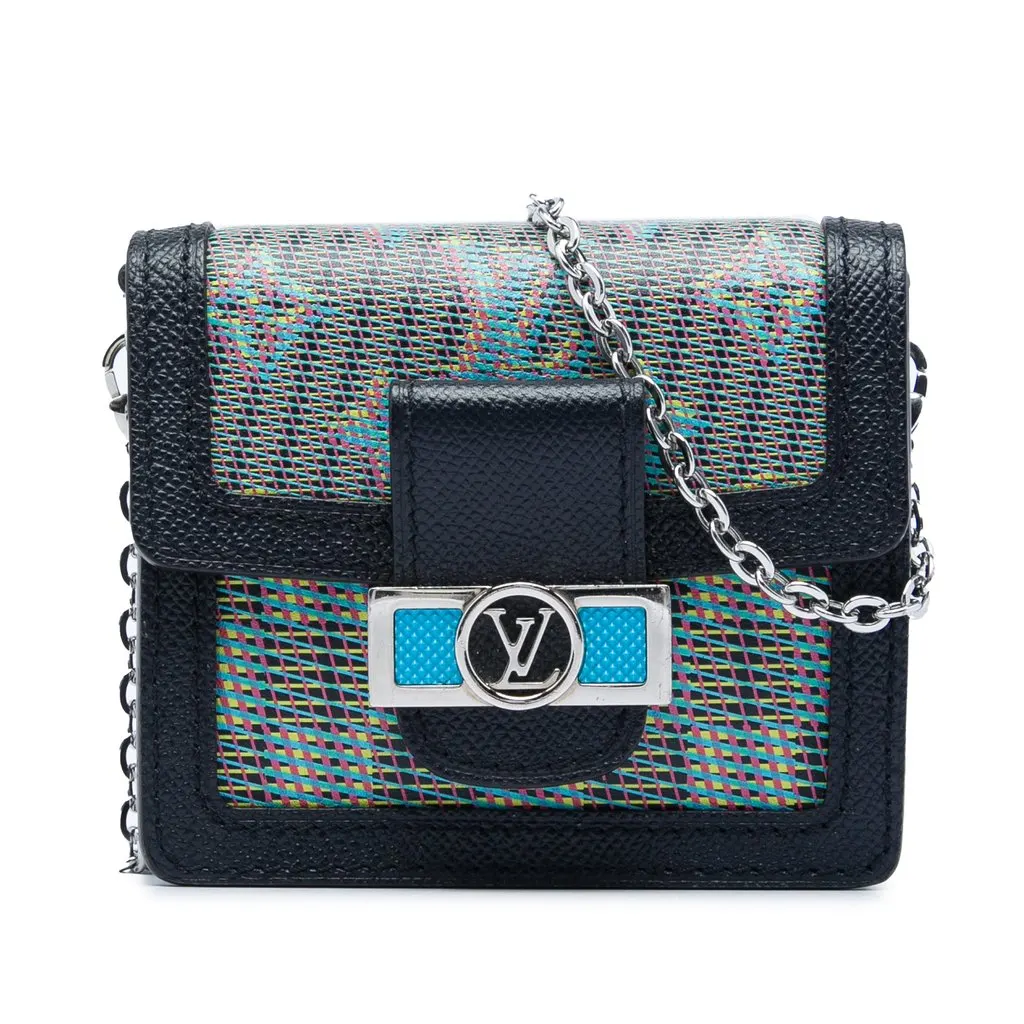 Louis Vuitton Monogram LV Pop Dauphine Bumbag BB Blue Very good - Front View