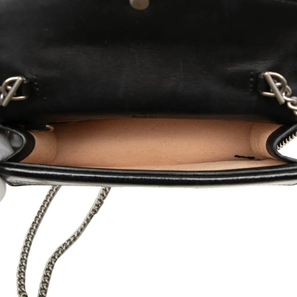 Gucci Mini GG Velvet Dionysus Crossbody Blue Very good - Model View