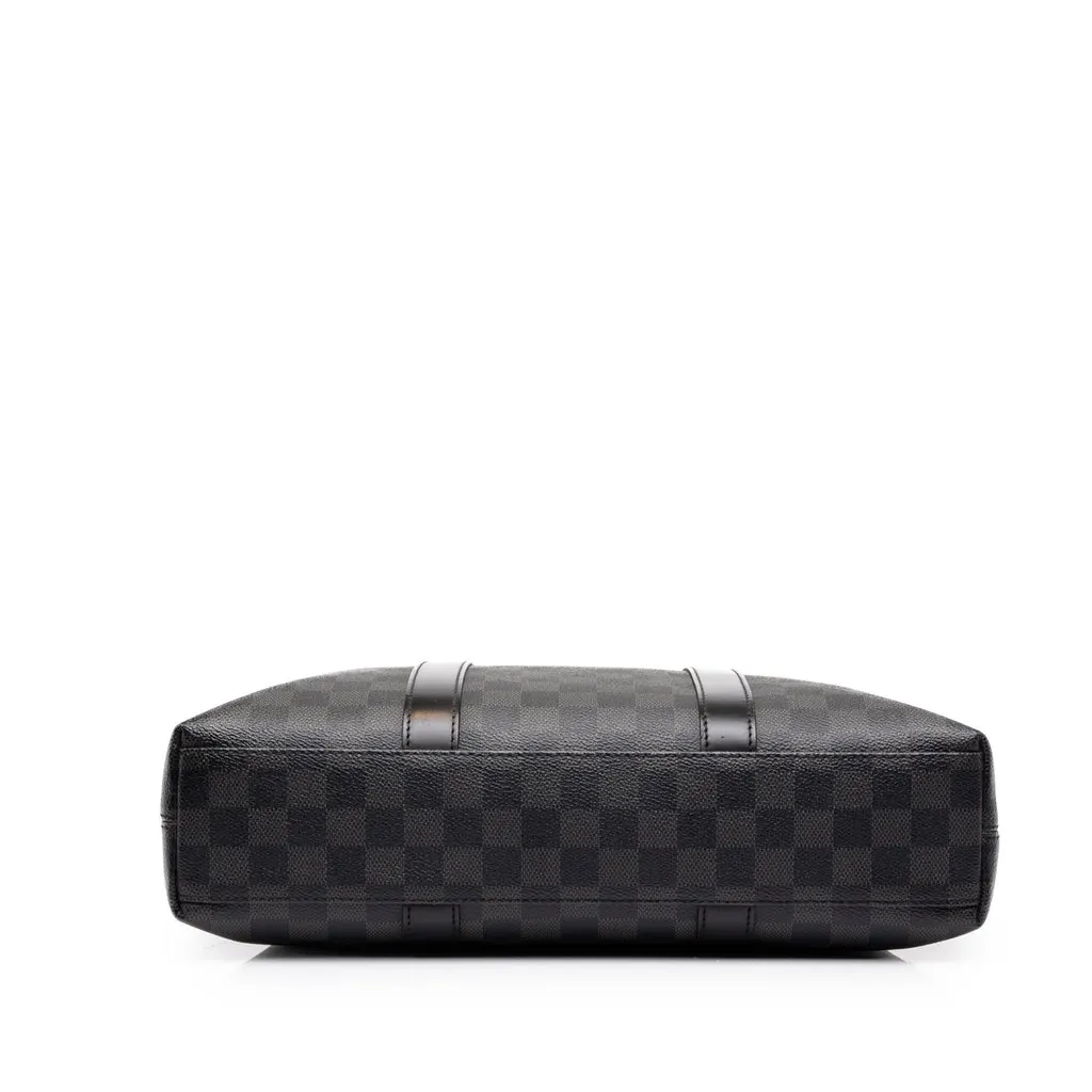 Louis Vuitton Damier Graphite Anton Tote Black Canvas Very good - Inside View