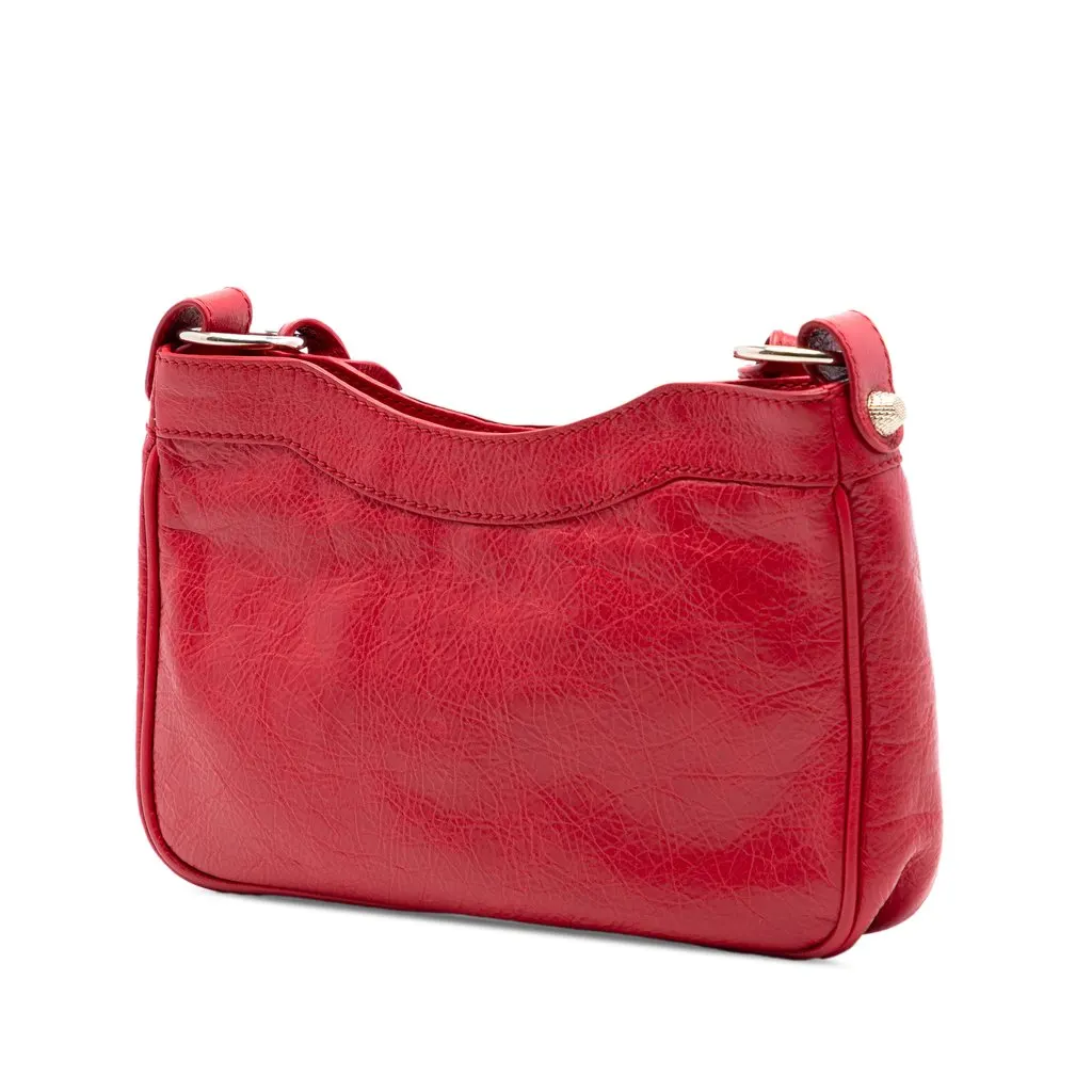Balenciaga Lambskin Motocross Giant 12 Hip Crossbody Red Leather Very good - Back View