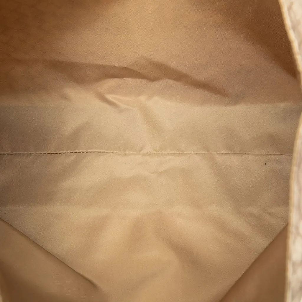 Bottega Veneta Nylon Intrecciolusion Tote Brown Very good - Model View
