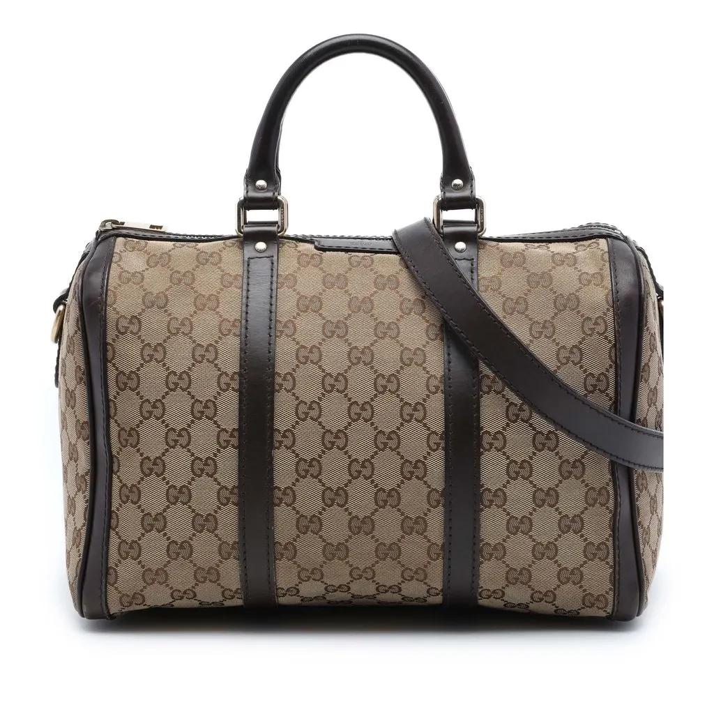 Gucci Medium GG Canvas Joy Boston Bag Beige Very good - Front View