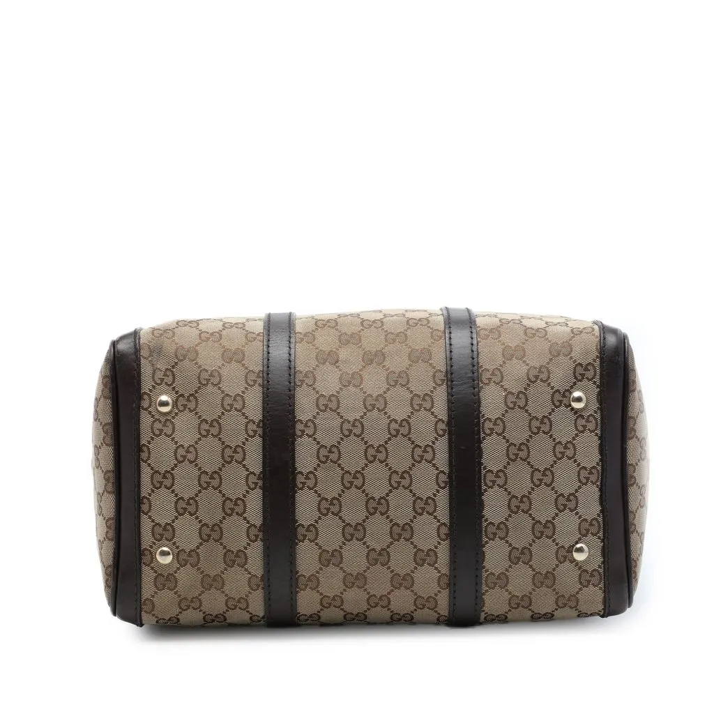 Gucci Medium GG Canvas Joy Boston Bag Beige Very good - Inside View
