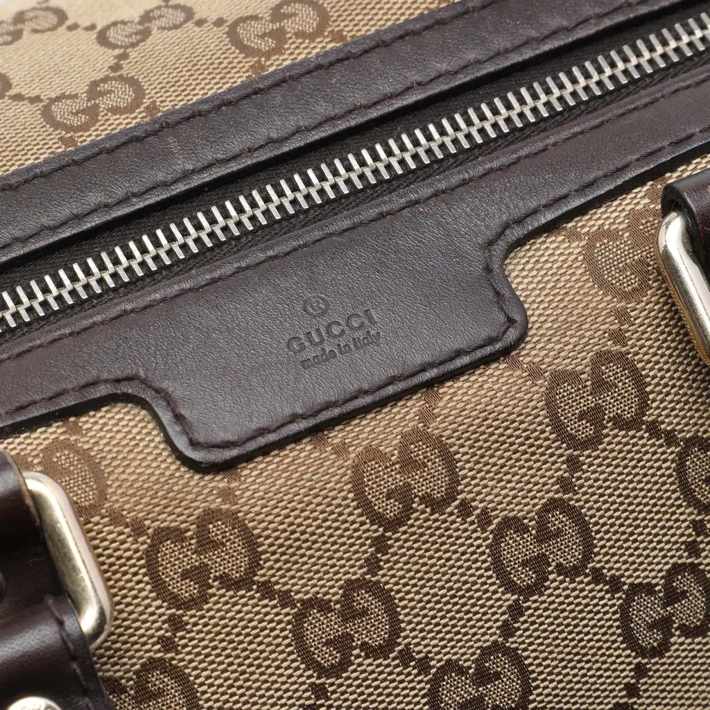 Gucci Medium GG Canvas Joy Boston Bag Beige Very good - Box View