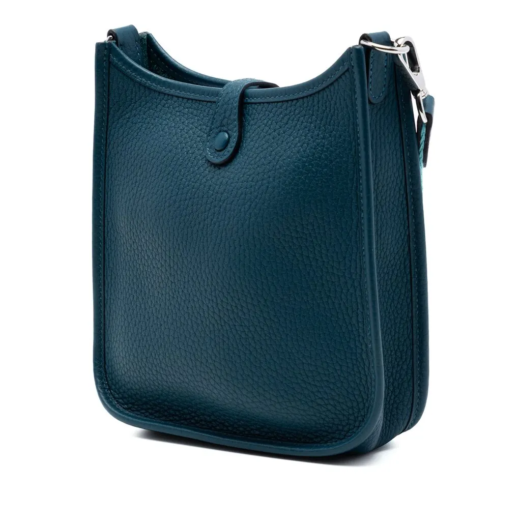 Hermès Clemence Evelyne 16 Amazone Blue Leather Very good - Back View