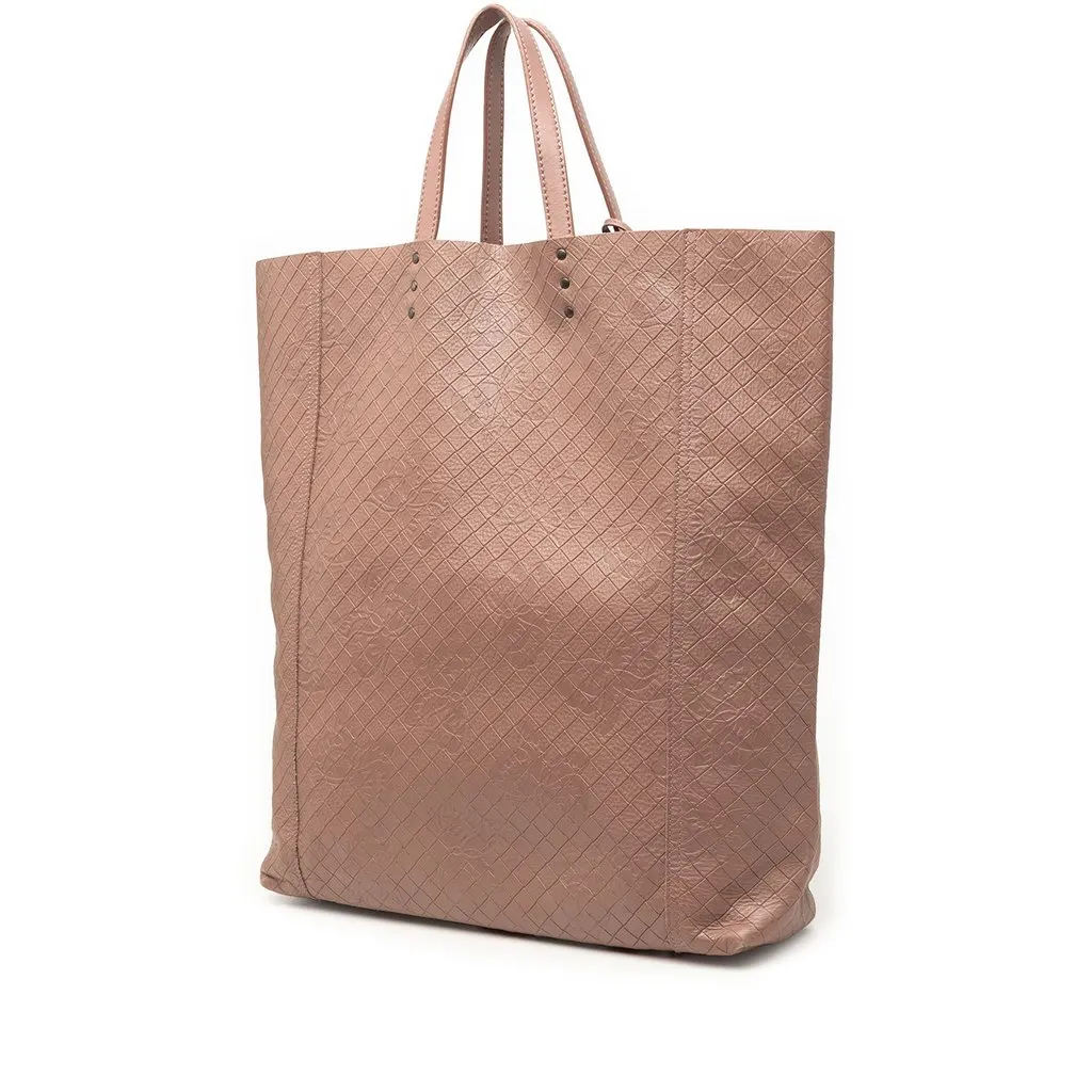 Bottega Veneta Leather Intrecciomirage Butterfly Tote Brown Leather Very good - Back View