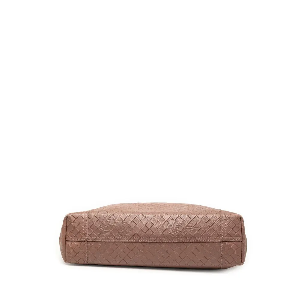 Bottega Veneta Leather Intrecciomirage Butterfly Tote Brown Leather Very good - Inside View