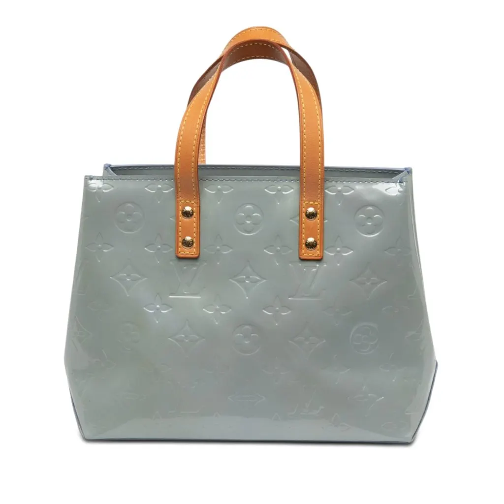 Louis Vuitton Monogram Vernis Reade PM Blue Leather Very good - Front View
