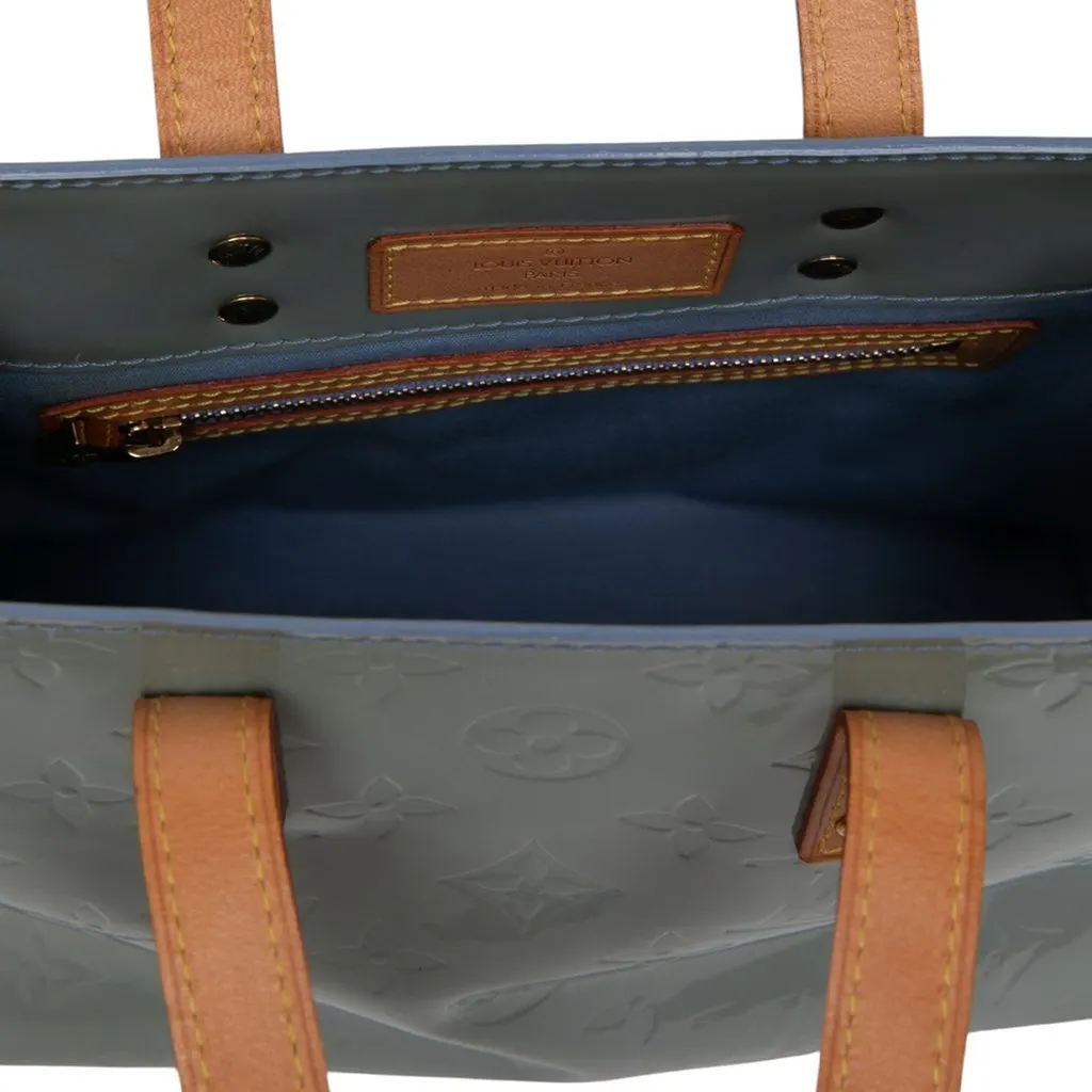 Louis Vuitton Monogram Vernis Reade PM Blue Leather Very good - Model View