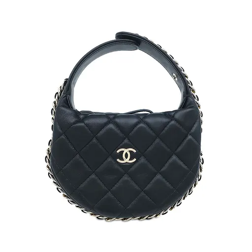 Chanel Mini Quilted Lambskin Chain Around Pouch