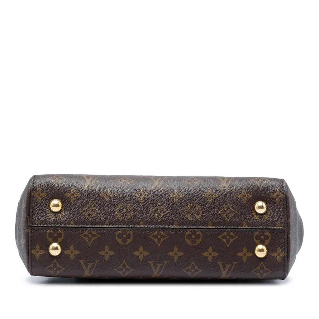Louis Vuitton Monogram Cluny MM Brown Canvas Good - Inside View
