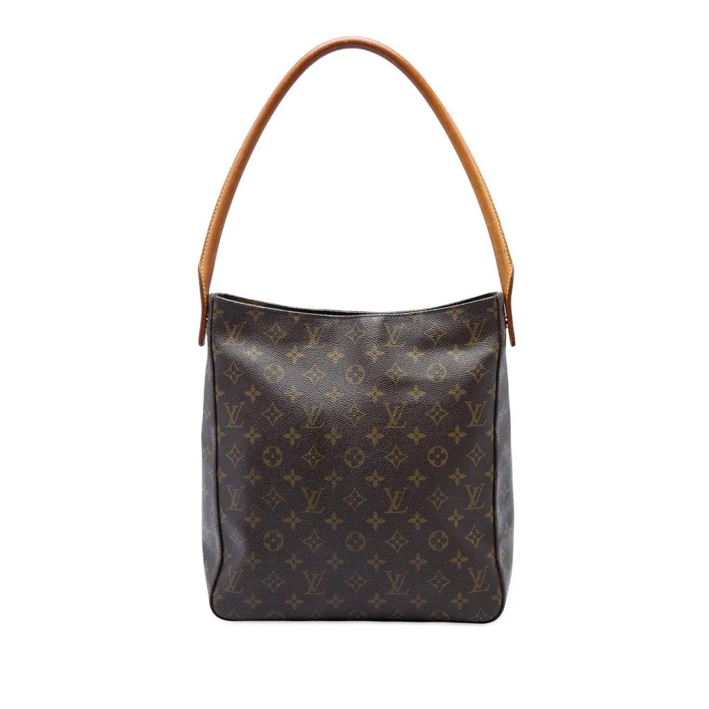 Louis Vuitton Monogram Looping GM Brown Canvas Very good - Front View