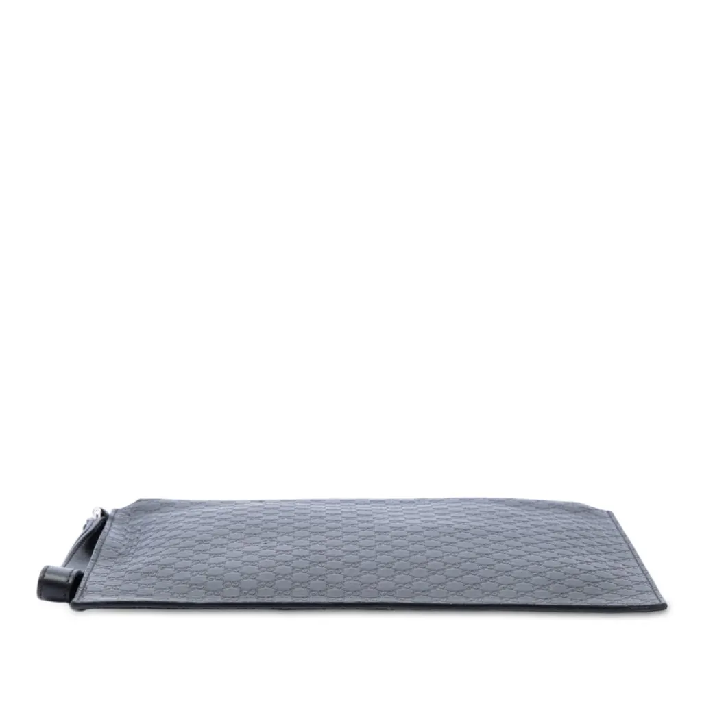 Gucci Microguccissima Clutch Black Leather Very good - Inside View
