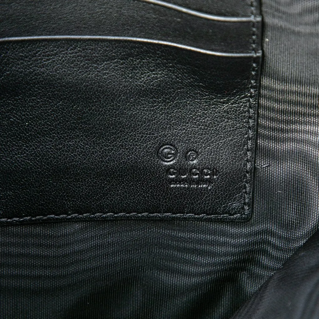 Gucci Microguccissima Clutch Black Leather Very good - Box View