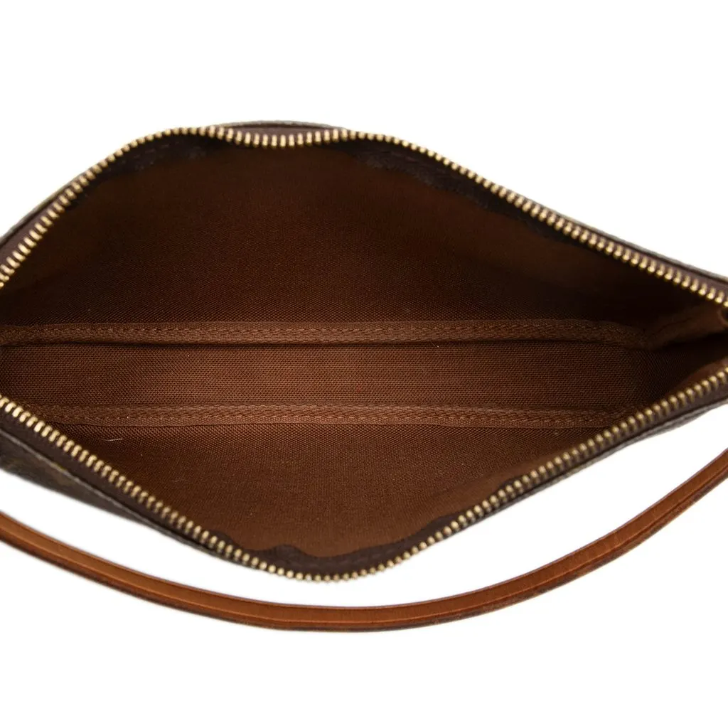 Louis Vuitton Monogram Pochette Accessoires Brown Canvas Very good - Model View