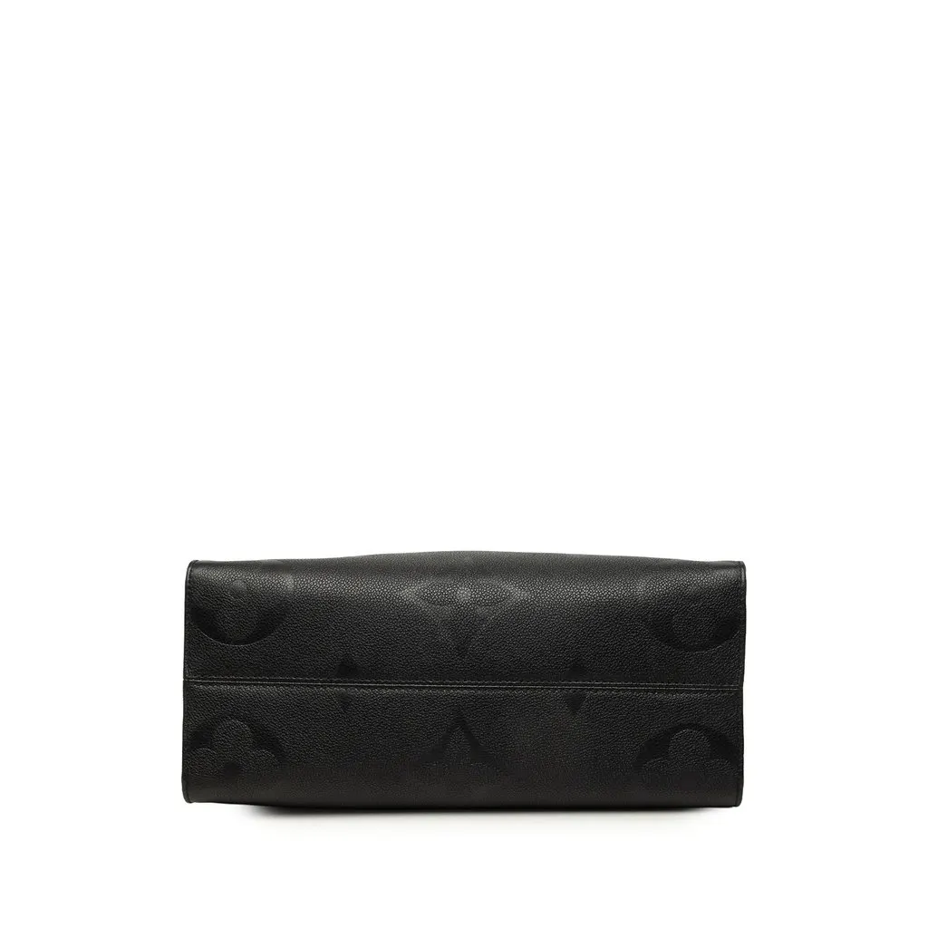 Louis Vuitton Monogram Empreinte Giant Onthego MM Black Leather Good - Inside View
